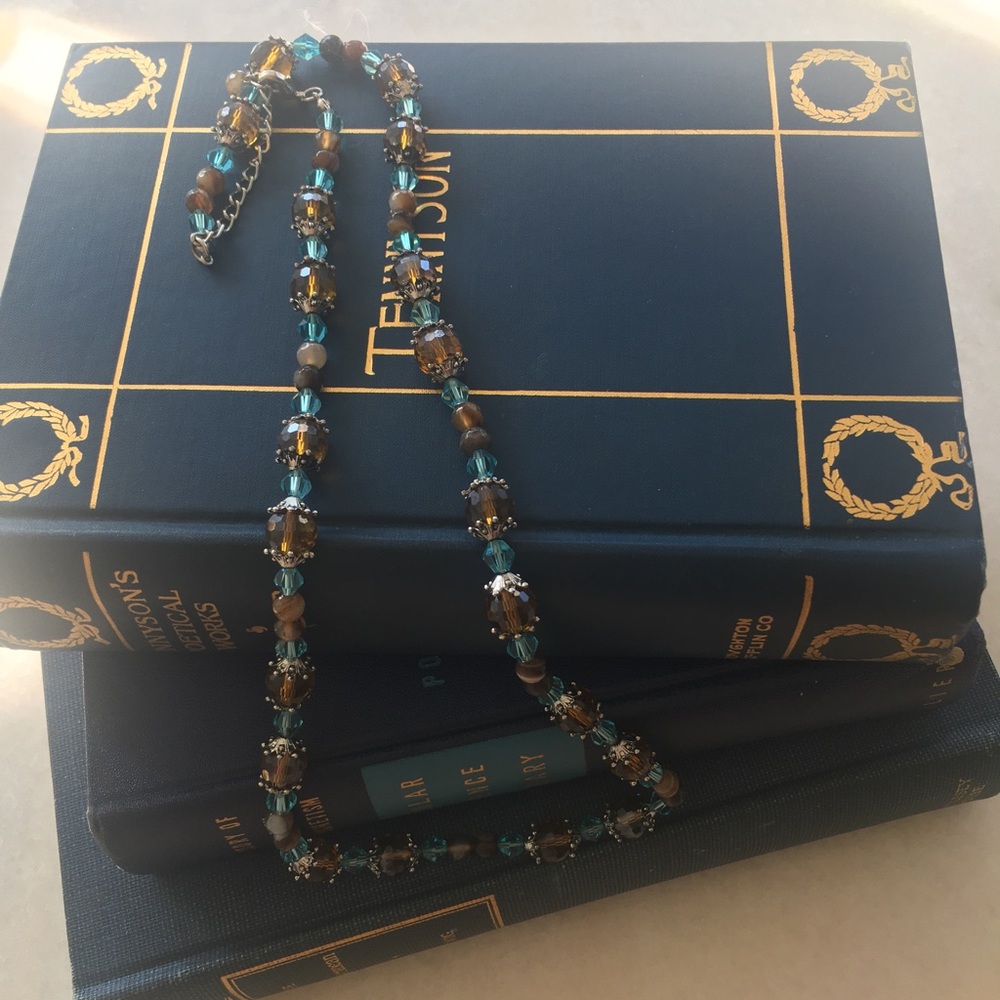 Blue & Brown Necklace